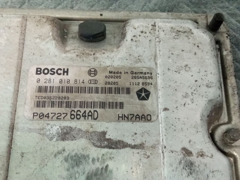 Recambio de centralita motor para chrysler voyager referencia OEM IAM PO4727664AD  0281010814