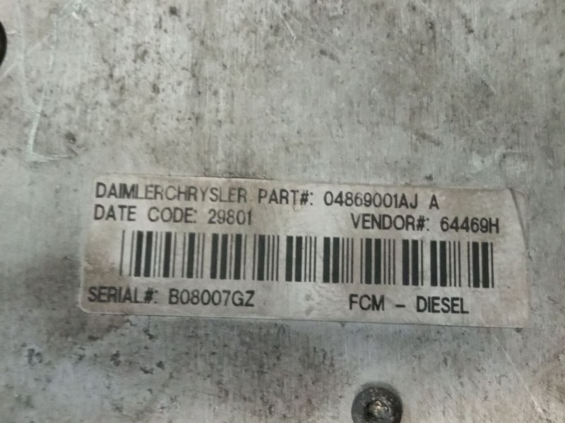 Recambio de modulo electronico para chrysler voyager referencia OEM IAM 04869001AJ  