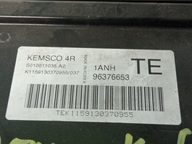 Recambio de centralita motor para daewoo kalos f14s3-g referencia OEM IAM S010011038A2  