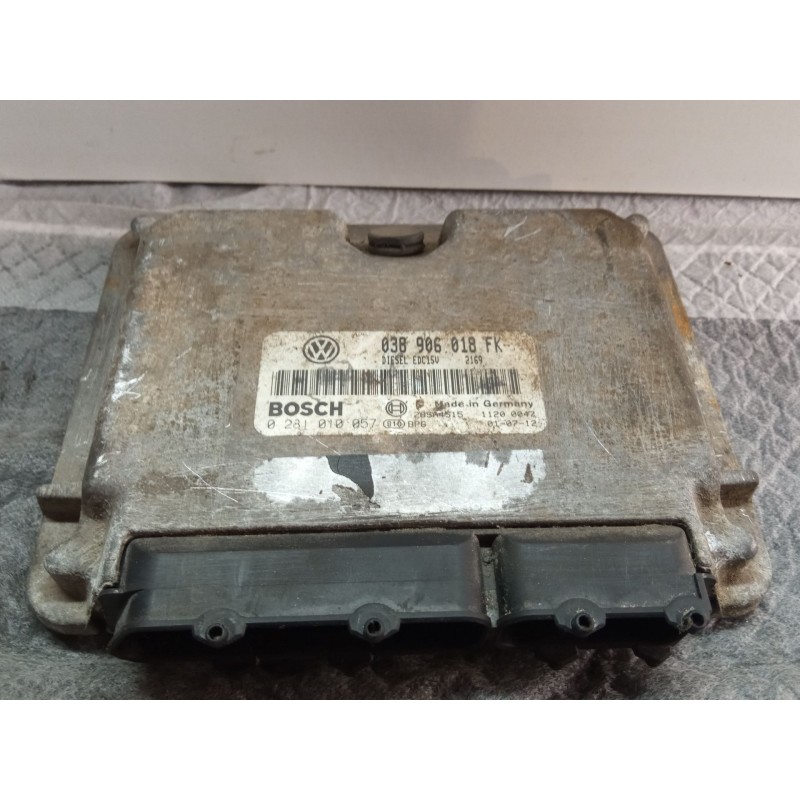 Recambio de centralita motor para volkswagen caddy referencia OEM IAM 038906018FK  0281010057