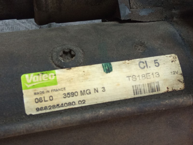 Recambio de motor arranque para peugeot 207 referencia OEM IAM 966285408002  