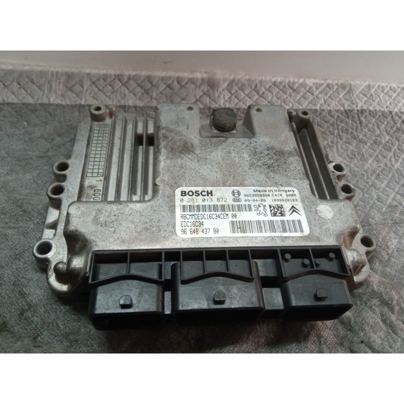 Recambio de centralita motor para peugeot partner referencia OEM IAM 0281013872  9664843780