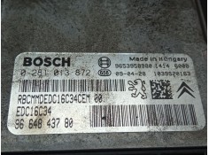 Recambio de centralita motor para peugeot partner referencia OEM IAM 0281013872  9664843780 2