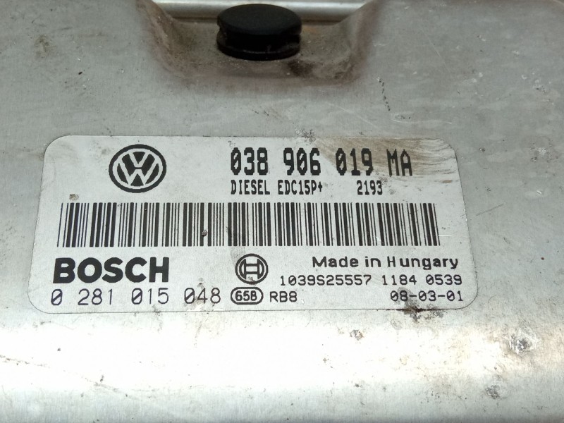 Recambio de centralita motor para seat ibiza iii (6l1) 1.9 tdi referencia OEM IAM 038906019MA  0281015048 BOSCH