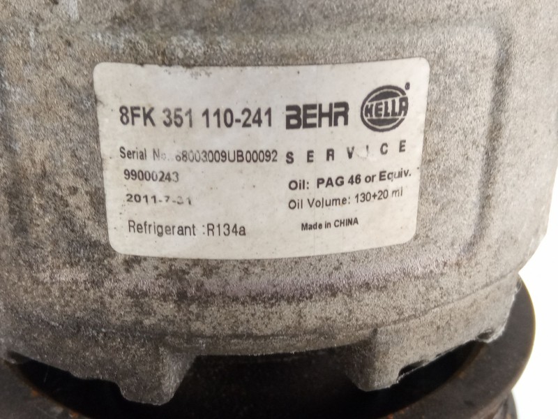 Recambio de compresor aire acondicionado para seat ibiza iii (6l1) 1.9 tdi referencia OEM IAM 8FK351110-241  