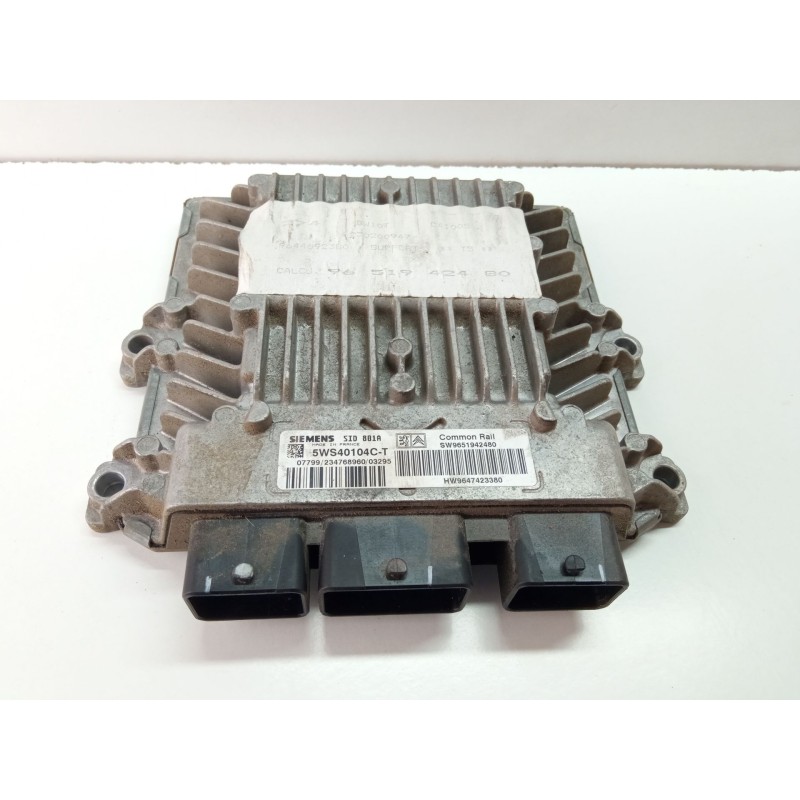 Recambio de centralita motor para peugeot 307 (3a/c) 2.0 hdi 90 referencia OEM IAM SW9651942480  5WS40104CT