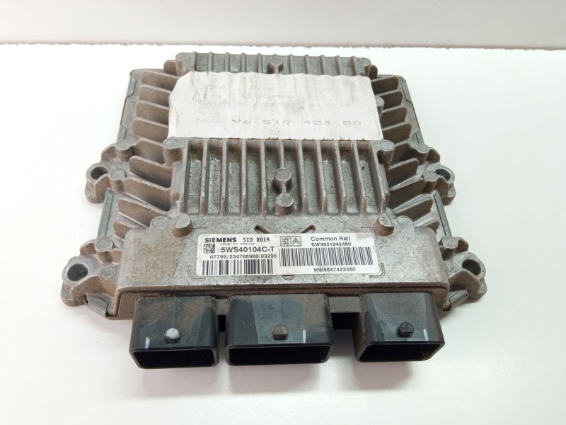 Recambio de centralita motor para peugeot 307 (3a/c) 2.0 hdi 90 referencia OEM IAM SW9651942480  5WS40104CT