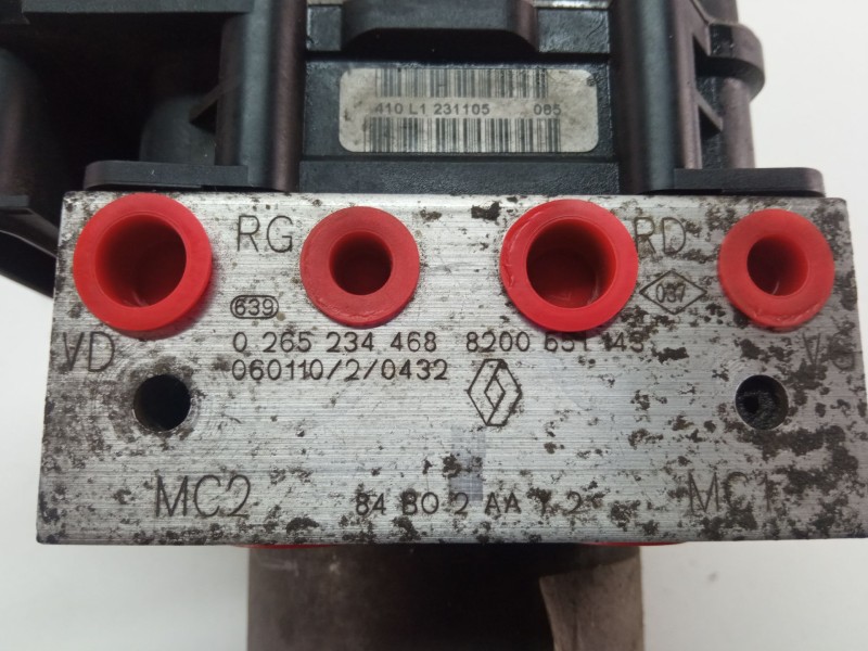 Recambio de modulo abs para renault megane scenic 1.5dci 106 cv referencia OEM IAM 0265234468  