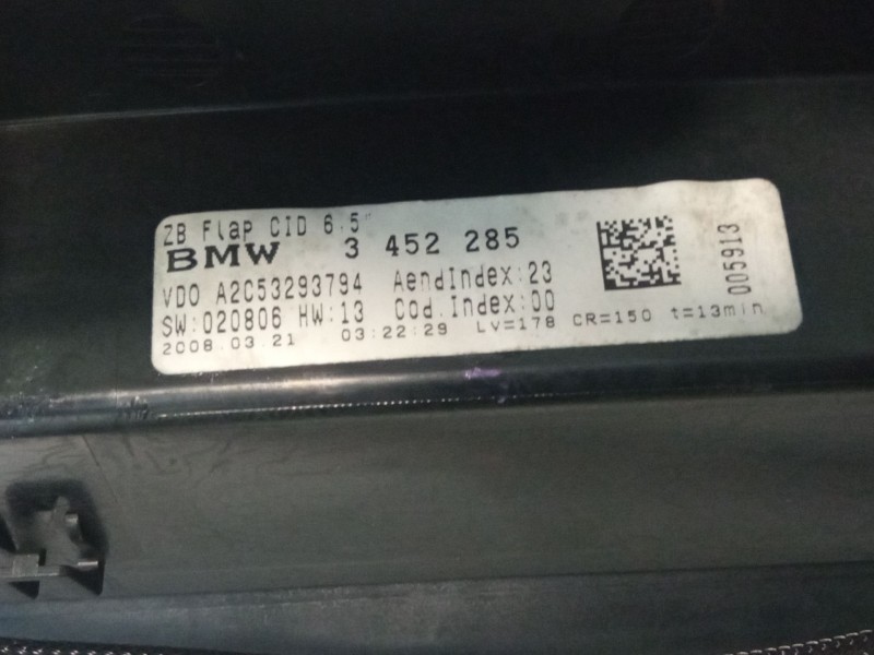 Recambio de sistema audio / radio cd para bmw x3 (e83) xdrive 20 d referencia OEM IAM 3452285  