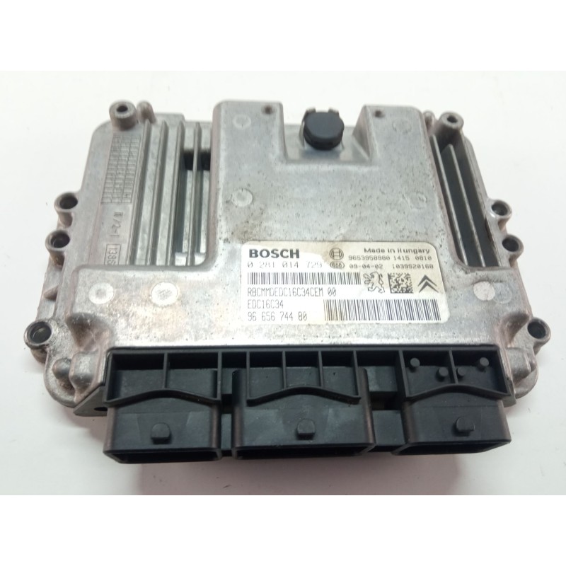 Recambio de centralita motor para citroën c4 picasso 1.6 hdi 109 cv 9hz referencia OEM IAM 9665674480  0281014729