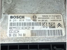 Recambio de centralita motor para citroën c4 picasso 1.6 hdi 109 cv 9hz referencia OEM IAM 9665674480  0281014729 2