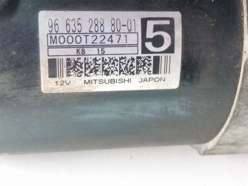 Recambio de motor arranque para citroën c4 picasso 1.6 hdi 109 cv 9hz referencia OEM IAM 966352888001  