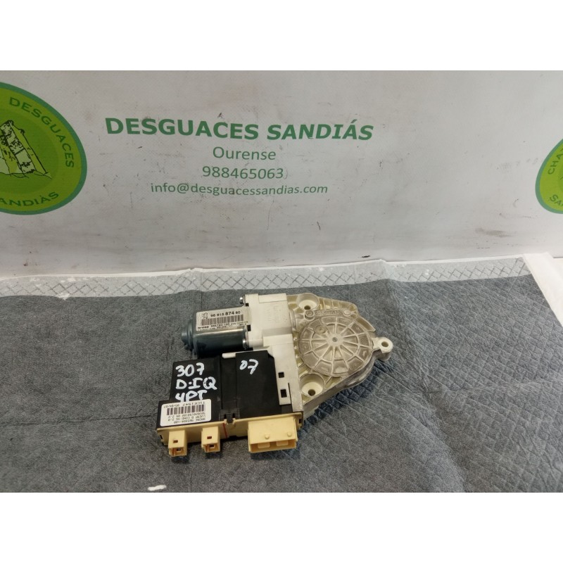 Recambio de motor elevalunas delantero izquierdo para peugeot 307 referencia OEM IAM 9681587480  