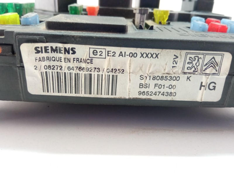 Recambio de centralita bsi para citroën c3 i (fc_, fn_) 1.4 hdi referencia OEM IAM S118085300K  