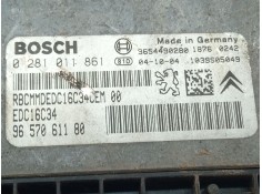 Recambio de centralita motor para citroën c3 i (fc_, fn_) 1.4 hdi referencia OEM IAM 9657061180  0281011861 2