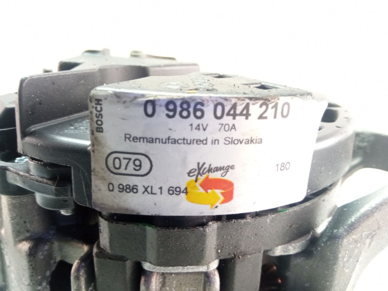Recambio de alternador para opel corsa c (x01) 1.2 (f08, f68) referencia OEM IAM 0986044210   Recambio de alternador para opel corsa c (x01) 1.2 (f08, f68) referencia OEM IAM 0986044210