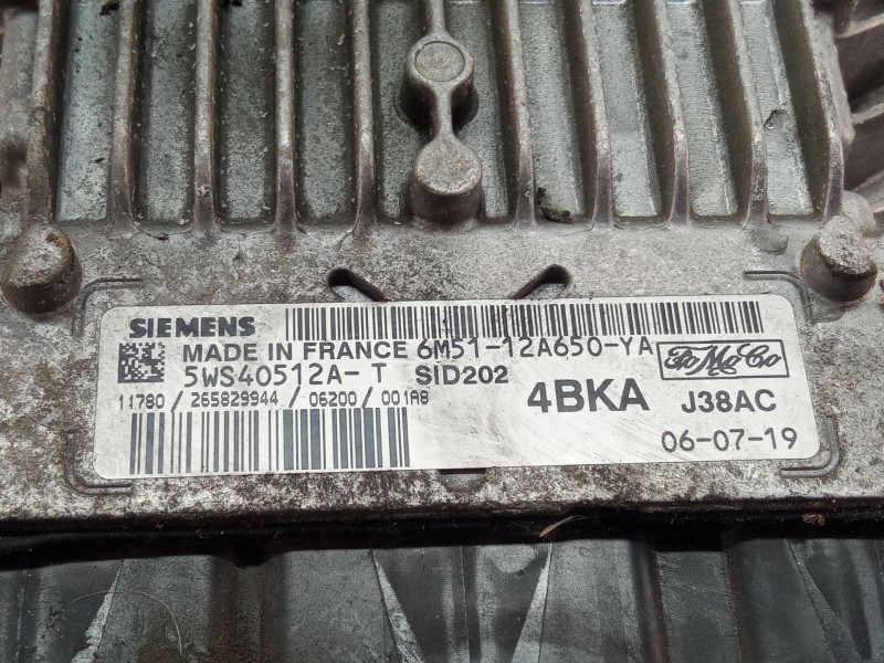 Recambio de centralita motor para ford focus ii (da_, hcp, dp) 1.8 tdci referencia OEM IAM 4BKAJ38AC5WS40512AT  