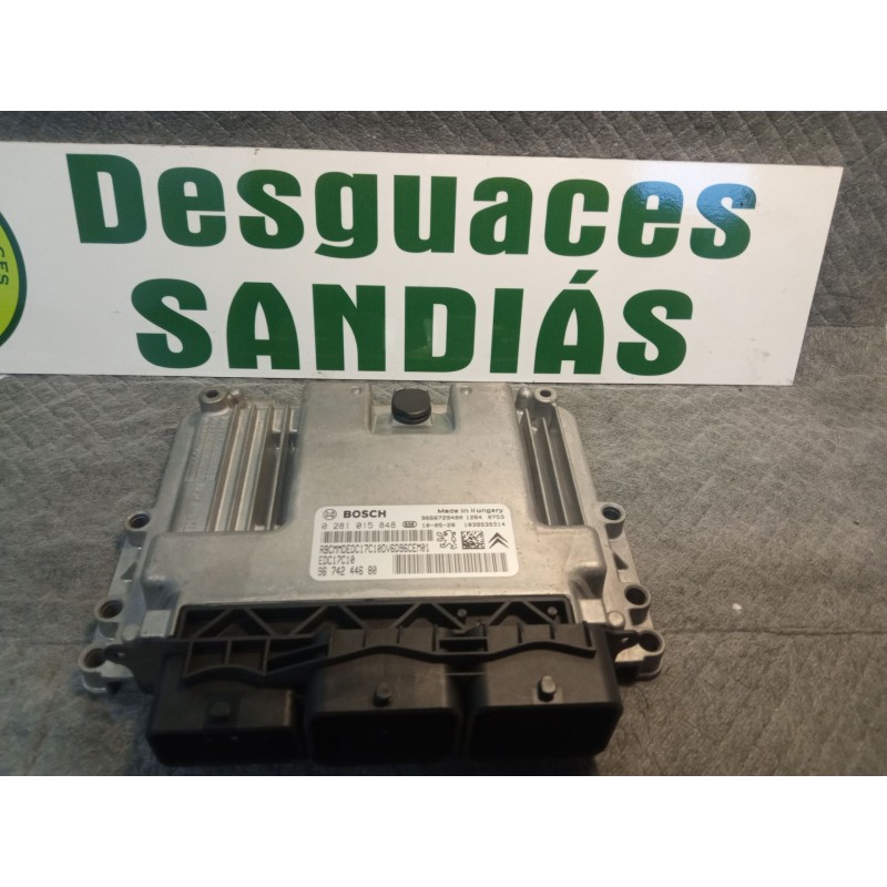 Recambio de centralita motor para peugeot 207/207+ (wa_, wc_) 1.6 hdi referencia OEM IAM 9674244680  0281015848