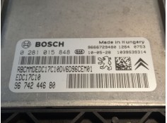 Recambio de centralita motor para peugeot 207/207+ (wa_, wc_) 1.6 hdi referencia OEM IAM 9674244680  0281015848 2