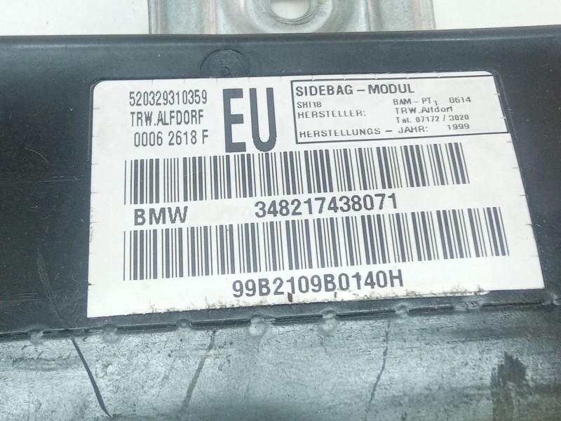 Recambio de airbag delantero derecho para bmw 3 (e46) 320 d referencia OEM IAM 348217438071  