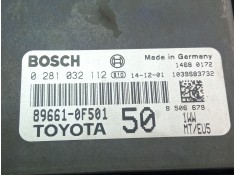 Recambio de centralita motor para toyota verso 1.5d 110cv referencia OEM IAM 896610F501  0281032112 2