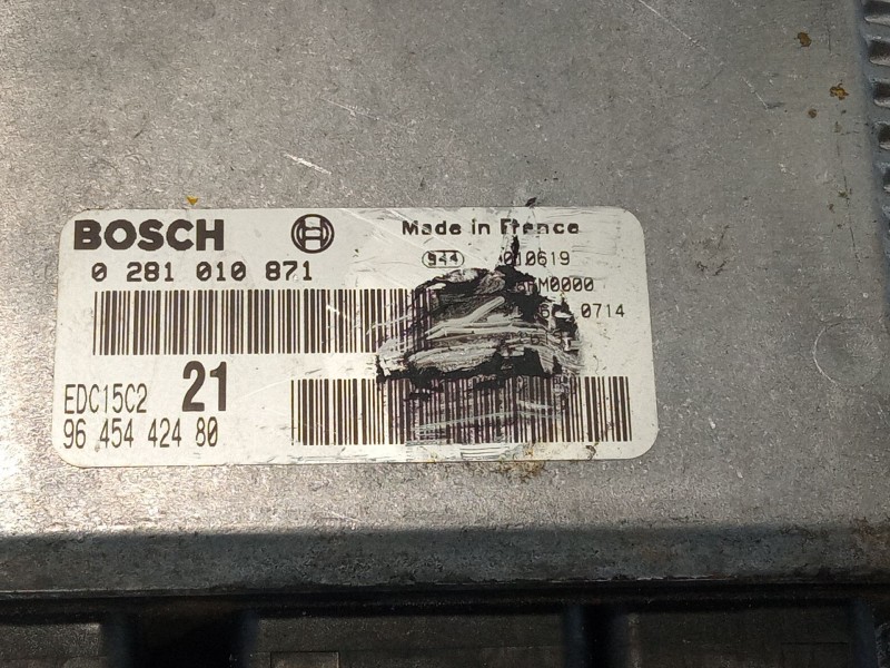 Recambio de centralita motor para citroën xsara referencia OEM IAM 9645442480  0281010871