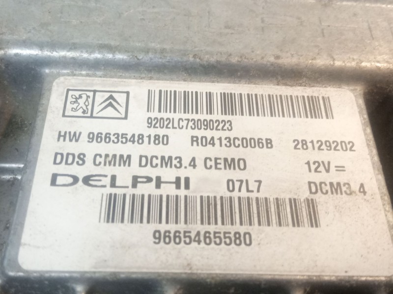 Recambio de centralita motor para peugeot 407 referencia OEM IAM 9665465580  