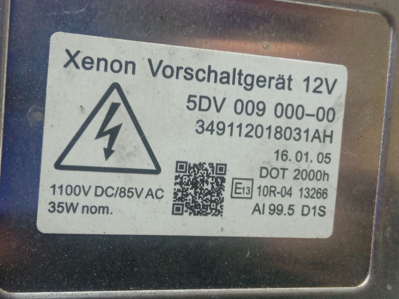 Recambio de faro delantero izquierdo para citroën c4 picasso i monospace (ud_) 2.0 hdi 138 referencia OEM IAM 5DV009000  