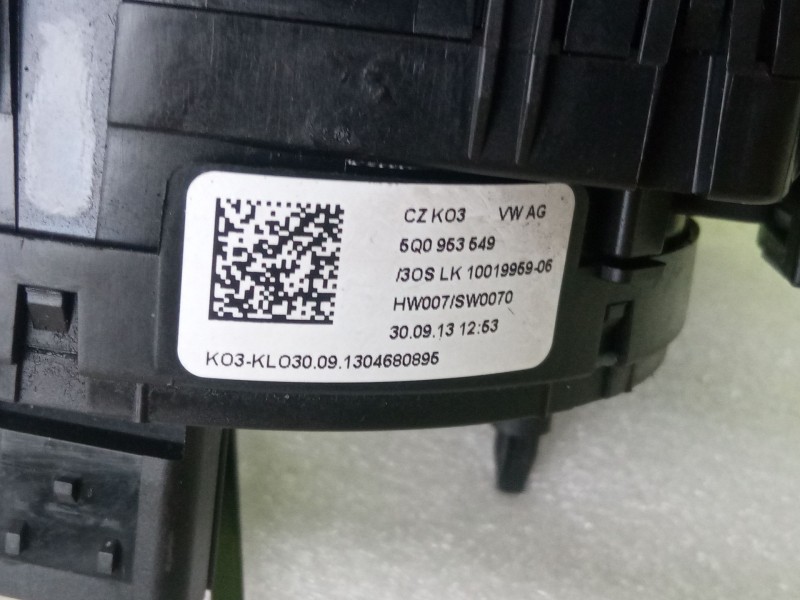 Recambio de mando multifuncion para volkswagen golf golf 1.6 tdi, 105 cv/77 kw, clha referencia OEM IAM 5Q0953507AB  