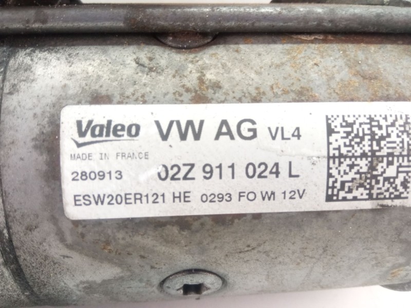 Recambio de motor arranque para volkswagen golf golf 1.6 tdi, 105 cv/77 kw, clha referencia OEM IAM 02Z911024L  