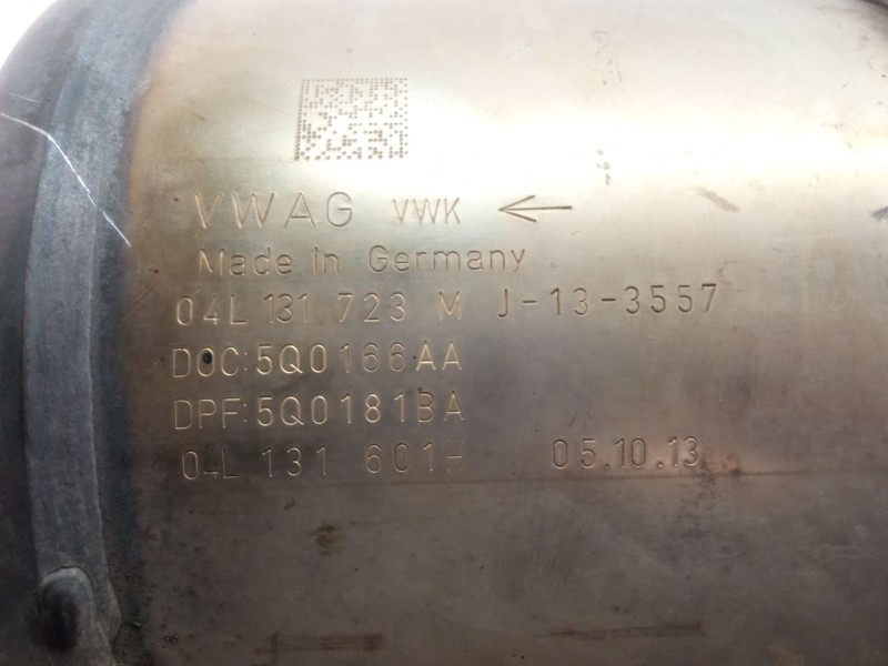 Recambio de filtro de particulas para volkswagen golf golf 1.6 tdi, 105 cv/77 kw, clha referencia OEM IAM 04L131723M  