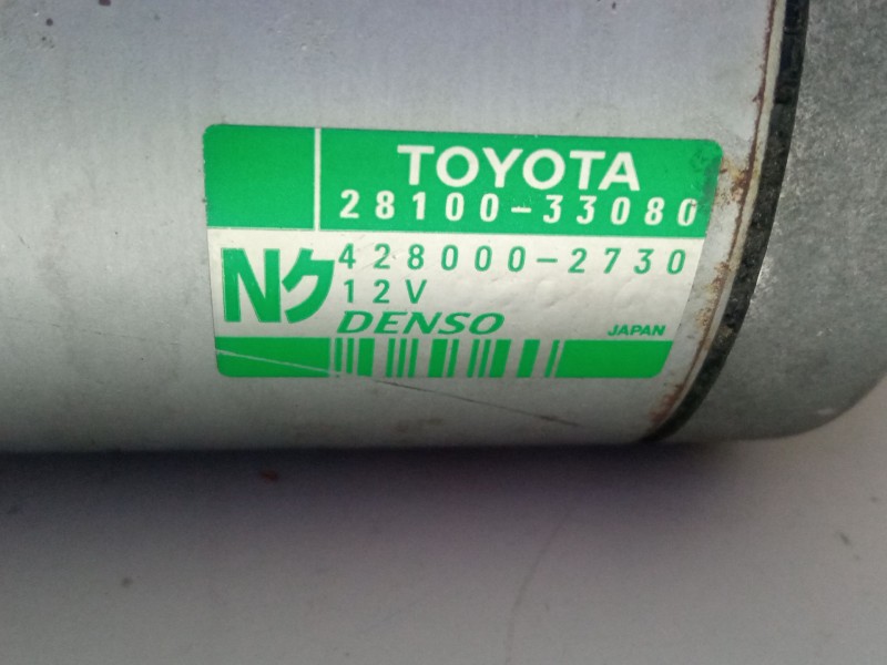 Recambio de motor arranque para toyota corolla referencia OEM IAM 2810033080  4280002730