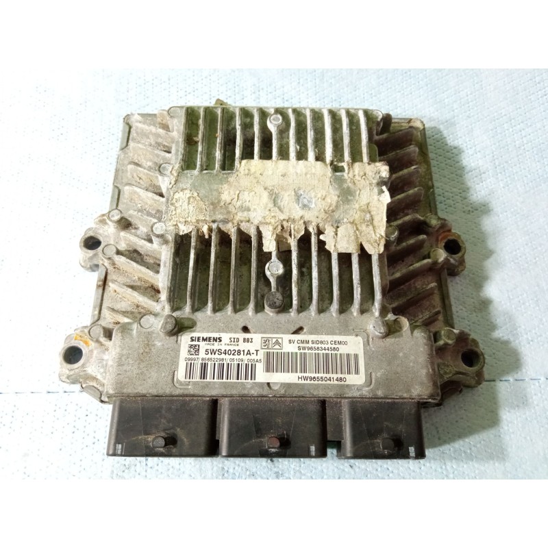 Recambio de centralita motor para citroën c4 referencia OEM IAM SW9658344580 SW 9655041480 