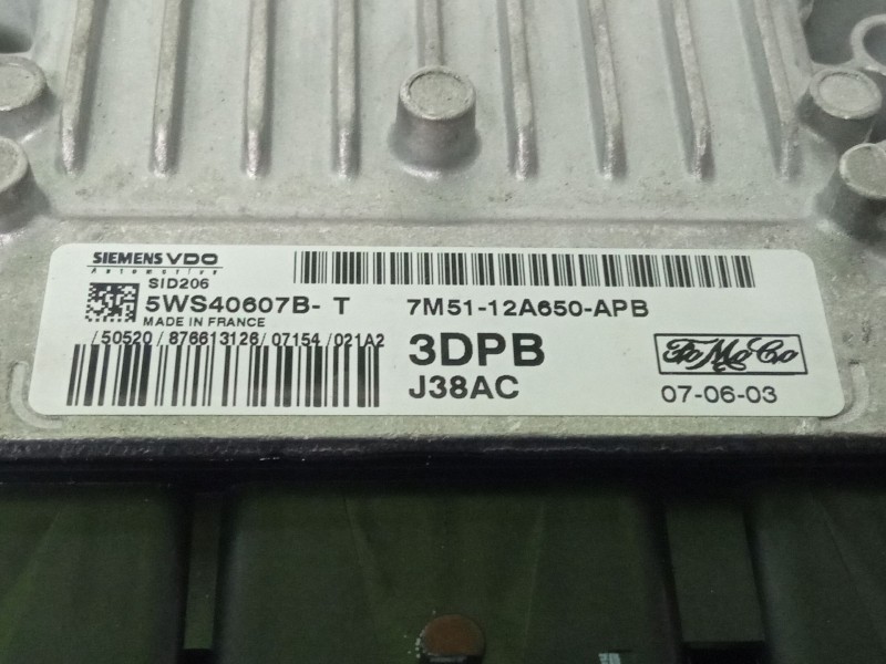 Recambio de centralita motor para ford focus referencia OEM IAM 7M5112A650APB5WS40607BT   Recambio de centralita motor para ford focus referencia OEM IAM 7M5112A650APB5WS40607BT