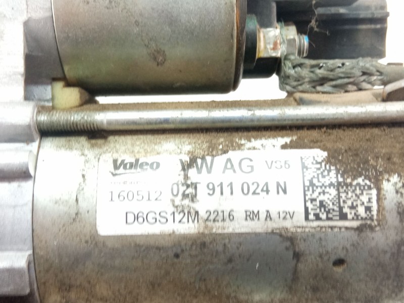 Recambio de motor arranque para seat ibiza referencia OEM IAM 02T911024N  