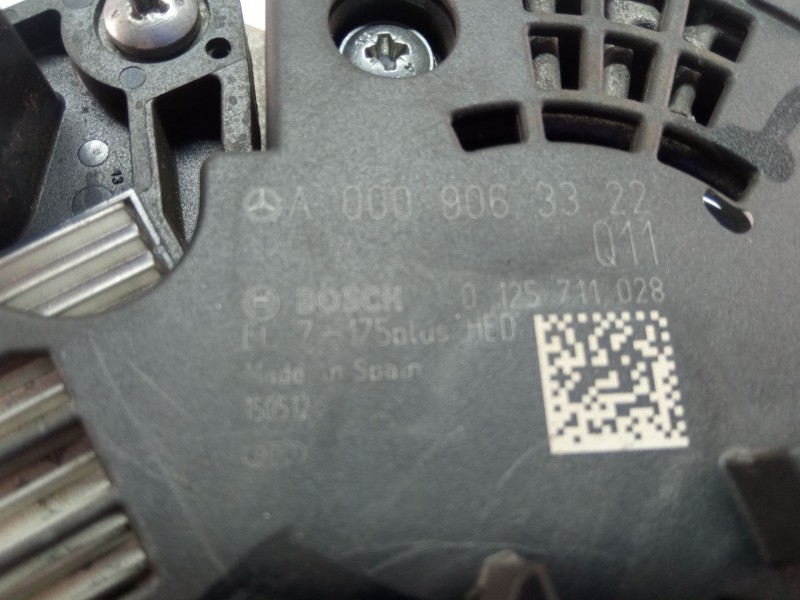 Recambio de alternador para mercedes-benz a 200 cdi w176 referencia OEM IAM A0009063322  